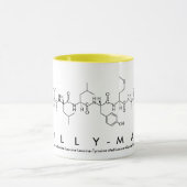 Mug de nom du peptide Lilly-May (Centre)