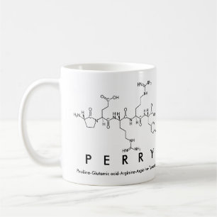 Mug de nom du peptide Perry