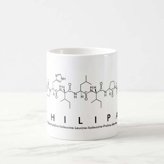 Mug de nom du peptide Philipa (Centre)