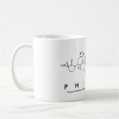 Mug de nom du peptide Philipa (Gauche)