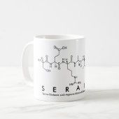 Mug de nom du peptide Seraina (Devant gauche)