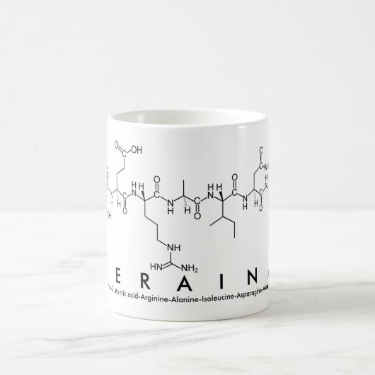 Mug de nom du peptide Seraina (Centre)