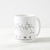 Mug de nom du peptide Sixtine (Devant droit)