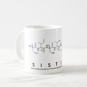 Mug de nom du peptide Sixtine (Devant gauche)