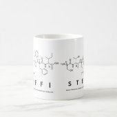 Mug de nom du peptide Steffi (Centre)