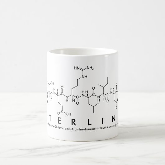 Mug de nom du peptide Sterling (Centre)