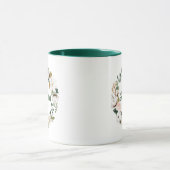 Mug de nom floral personnalisé | Cadeaux pour dome (Centre)