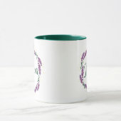 Mug de nom Lilac personnalisé | Cadeaux personnali (Centre)