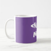 Mug de nom personnalisé pourpre (Gauche)