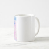 Mug de nom personnalisé rose et bleu (Devant droit)