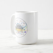 Mug de notes musicales - Musique Lover Coffee Cup (Devant gauche)