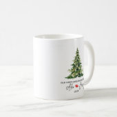 Mug de notre premier Noël de mariage (Devant droit)