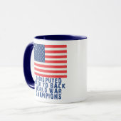 Mug De nouveau aux champions arrières de guerre (Devant gauche)