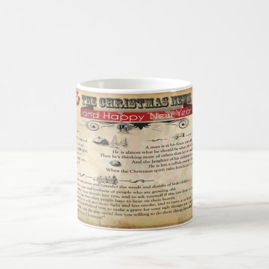 Mug de nouvelles de Noël (Centre)