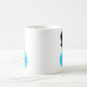 Mug de paix de la colombe noire (Centre)