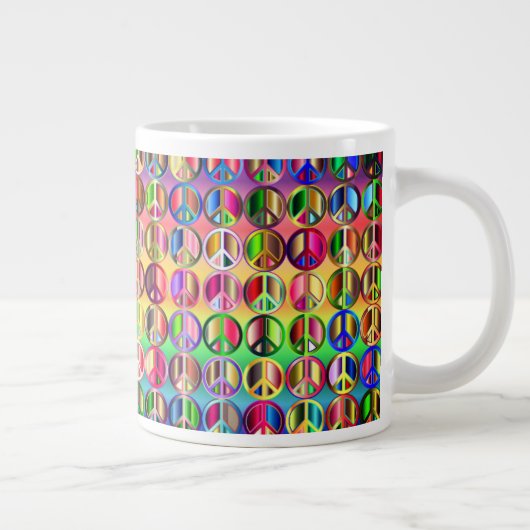 Mug de paix psychédélique (Droite)