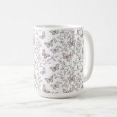 Mug de papillons botaniques (Devant droit)