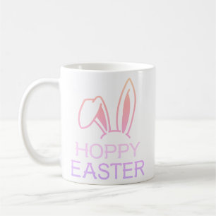 Mug de Pâques Classique Pastel au Lièvre Joyeux