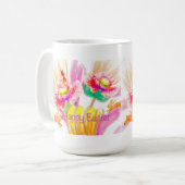 Mug de Pâques florale Hoppy (Devant gauche)