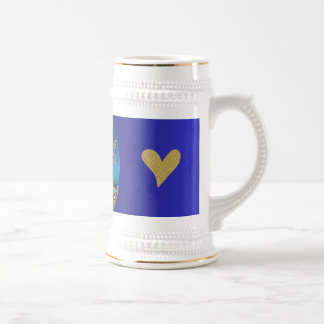 Mug de Pâques turquoise avec Amour & Étincelle Des