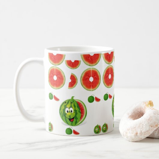 Mug de pastèque (Avec donut)
