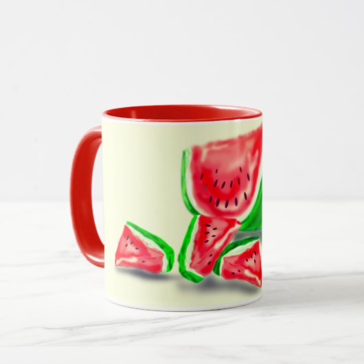 Mug de pastèque - Amusant (Devant gauche)