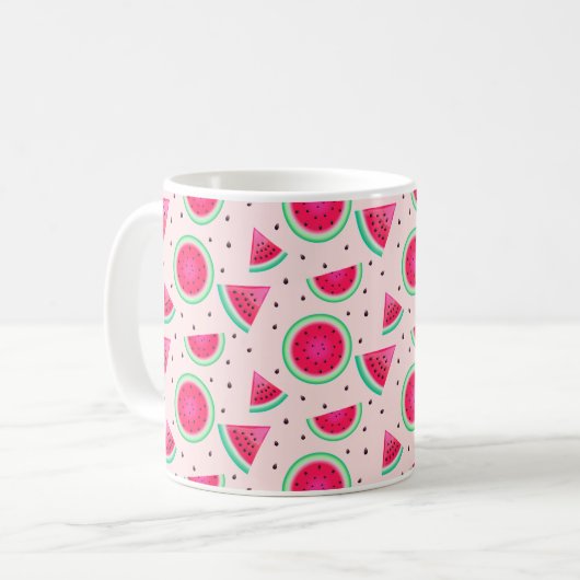 Mug de pastèque rose (Devant gauche)