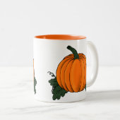 Mug de patchs citrouille (Devant droit)