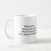 Mug de patience (Gauche)