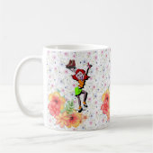 Mug de patinage floral (Gauche)
