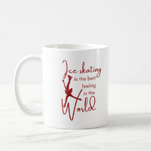 Mug de patinage sur glace Meilleur étincelle rouge
