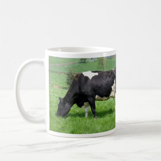 Mug de pâturage de vache Holstein (Gauche)