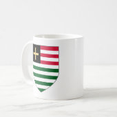 Mug de Pays de Galles - Croix et rayures (Devant gauche)