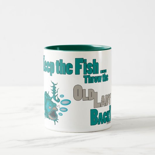 Mug de pêche amusant (Centre)