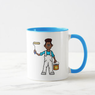 Mug de peintre noir ou afro-américain