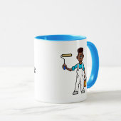 Mug de peintre noir ou afro-américain (Devant droit)