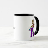 Mug de peintre professionnelle féminine (Devant droit)