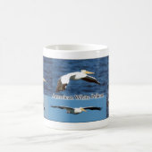 Mug de pélicans blancs américains (Centre)