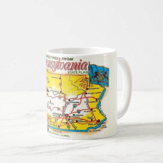 Mug de Pennsylvanie (Devant droit)