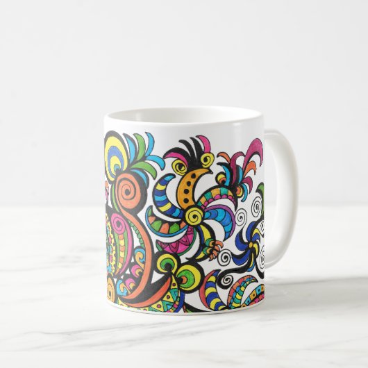 Mug de perroquets apocalyptiques (Devant droit)