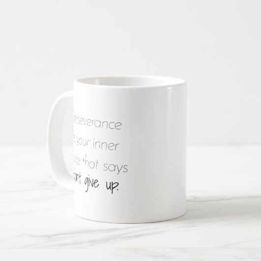 Mug de persévérance (Devant gauche)