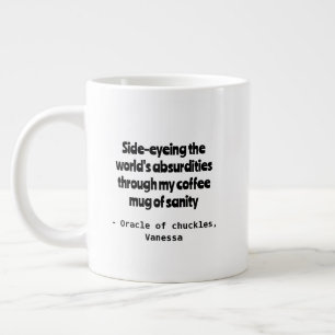 Mug de personnalisation de l'Humour de café cyniqu