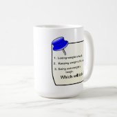 Mug de perte de poids motivationnelle (Devant droit)