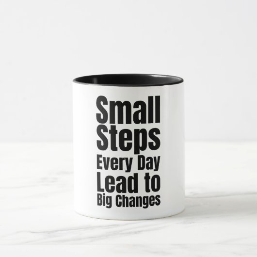 Mug De Petits Pas Chaque Jour Conduisent à de Grands C (Centre)