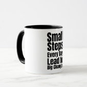 Mug De Petits Pas Chaque Jour Conduisent à de Grands C (Devant gauche)
