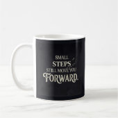 Mug De petits pas vous font avancer. (Gauche)