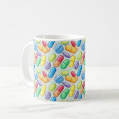Mug de pharmacie personnalisée avec une pilule cra (Devant gauche)
