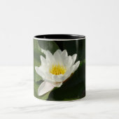 Mug de photo à fleurs de lotus blanc (Centre)