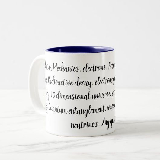 Mug de physique quantique (Devant gauche)