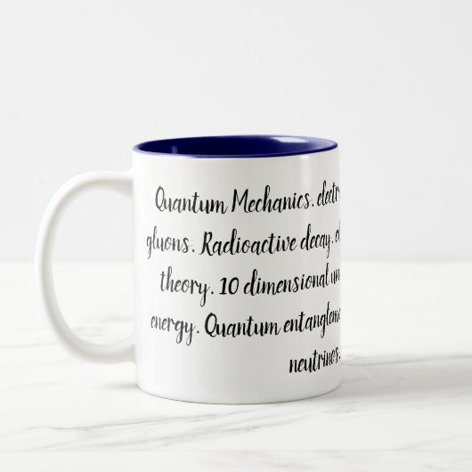 Mug de physique quantique (Gauche)
